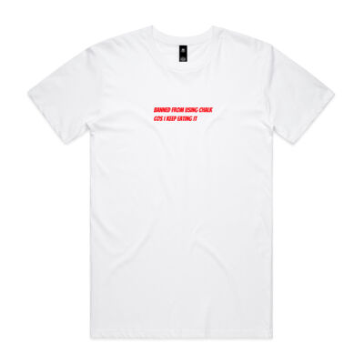 "Banned from using chalk cos I keep eating it" - Red Thumbnail