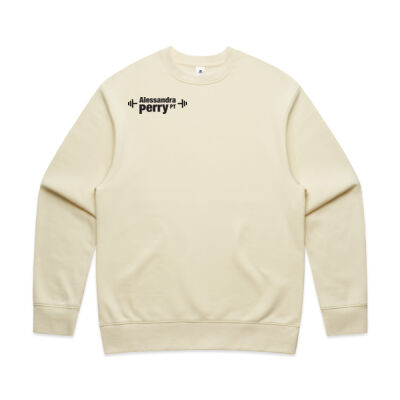 Alessandra Branded relaxed crew - Black Thumbnail